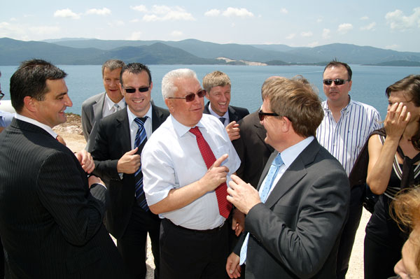2008.07.18. - Obilazak gradilišta mosta kopno-Pelješac